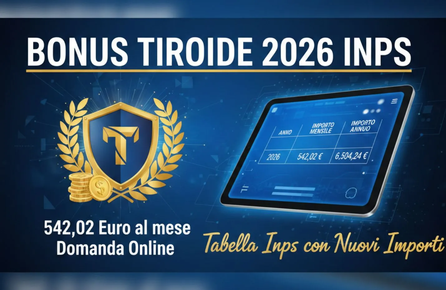 Bonus Tiroide 2026 INPS